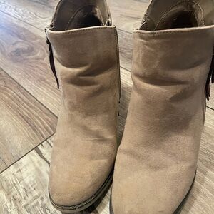 MIA Women's Beige Ankle Booties